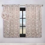 Superior Semi Blackout Curtains - Modern Leaves - 52" x 63" - Grommet Header & B... - Image 8
