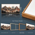 XIGUANGART Mountain Landscape Abstract Pictures Large Canvas Wall Art For Living... - Image 6