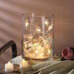 6" Wide 8" High Large Hand Blown Sturdy Clear Cylinder Glass Vase, Centerpiece F... - Image 6