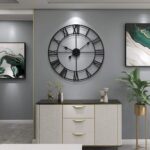LEIKE 16" Large Wall Clocks Battery Operated, Round Modern Silent Non-Ticking Bl... - Image 5