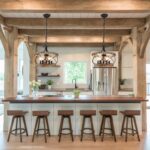 20'' Farmhouse Chandelier Light Fixture, 5-Light Dining Room Light Fixtures Fren... - Image 3
