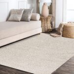 JONATHAN Y Mercer Shag Plush Cream Indoor Area Rug, 4x6, Contemporary, Modern, E... - Image 5