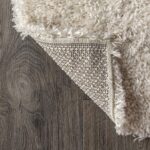 JONATHAN Y Mercer Shag Plush Cream Indoor Area Rug, 4x6, Contemporary, Modern, E... - Image 7