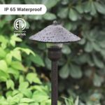 EDISHINE Low Voltage Pathway Lights, 3W 150 LM 3000K 16.5“ Tall LED Landscape Li... - Image 4