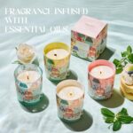 M&SENSE Sandalwood Mint Candles for Home Scented - 10.2 oz Soy Wax Candles Non T... - Image 7