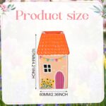 Remerry Ceramic House Shape Vase 2.4 x 3.8 Inch Mini Handmade Vase Decorative Sm... - Image 3