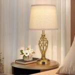 Ruiever Touch Table Lamps Set of 2, nightstand lamp with USB Ports Bedside 3 Way... - Image 6