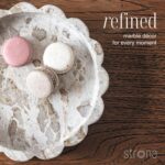 Beige Scalloped Marble Tray - 8 Inch Round Stone Vanity Tray for Perfume & Jewel... - Image 7