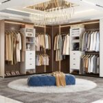 Besiost 96'' Closet Organizer System with 3 Hanging Rods, 8FT Closet Organizers ... - Image 3