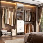 Besiost 96'' Closet Organizer System with 3 Hanging Rods, 8FT Closet Organizers ... - Image 4