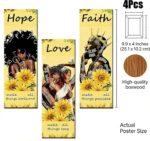 TYFYO 4Pcs African American Wall Art - Black Man Couple With Sunflower Posters P... - Image 3