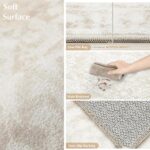 Aoyaomi Vintage Living Room Area Rug - 5x7 Large Machine Washable Boho Area Rug ... - Image 8