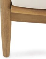 Christopher Knight Home Felix Outdoor Acacia Wood Club Chair (Set of 2), Teak Fi... - Image 7