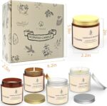 4 Pack Scented Candles for Home Scented Natural Soy Wax, Aromatherapy Candle Gif... - Image 7