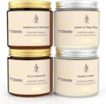 4 Pack Scented Candles for Home Scented Natural Soy Wax, Aromatherapy Candle Gif... - Image 8