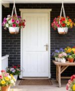 35 inch Macrame Plant Hanger for 5-10 Pot Indoor wall Window Boho Long Crochet W... - Image 5