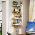 Creso hom Floating Shelves, 15" Wall Shelf Set of 2, Hanging Bathroom Shelves 2-... - Image 5