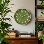 Mosewa Wall Clock 8 Inch, Battery Operated Silent Non-Ticking Modern Analog Cloc... - Image 3