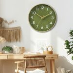 Mosewa Wall Clock 8 Inch, Battery Operated Silent Non-Ticking Modern Analog Cloc... - Image 5