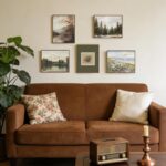 Vintage Canvas Wall Art Antique Tree Sketch Landscape Painting Prints Rustic Nat... - Image 7