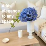 WeDoDecor White Vase Real Marble for Home Centerpiece for Dining Table, 10 inch ... - Image 5