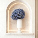WeDoDecor White Vase Real Marble for Home Centerpiece for Dining Table, 10 inch ... - Image 6