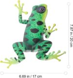 2 PCS Metal Frog Wall Decor, 3D Outdoor Wall Art Sculptures, Iron Animal Hanging... - Image 3