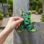 2 PCS Metal Frog Wall Decor, 3D Outdoor Wall Art Sculptures, Iron Animal Hanging... - Image 7