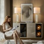 Oneach 27.75” Table Lamps Set of 2, Gold Modern Bedside Lamp with LED Night Ligh... - Image 3