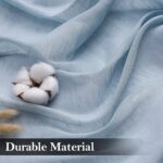 SELETEX Linen Curtains - Natural Linen Semi-Sheer Drapes, Nursery & Kitchen, Pri... - Image 9