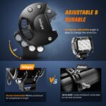 Nilight Led Pods 2Pcs 18W 1260LM Flood Off Road Lights Super Bright Driving Work... - Image 6