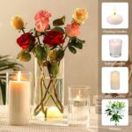 PHOSPHOR Hurricand Candle Holder 18 PCS, Glass Pillar Candle Holder, Clear Glass... - Image 4
