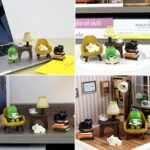 RAQWI Cute Mini Frog and Cat Figurine for Office, Home Decoration Perfect Cute F... - Image 5