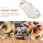 Cabilock Decorative Cake Tray 14.05X9.84 Inch Retro European Style Wedding Desse... - Image 4