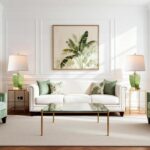 QiMH Glass Table Lamps for Living Room, Modern Bedside Lamps for Night Stands wi... - Image 8