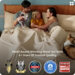Bedsure King Size Sheets Set, Cooling Sheets for Hot Sleepers, Rayon Derived fro... - Image 4