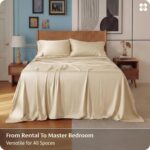 Bedsure King Size Sheets Set, Cooling Sheets for Hot Sleepers, Rayon Derived fro... - Image 5