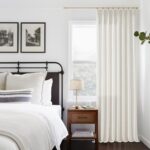 Pinch Pleated Linen Curtains 90 Inches Long for Living Room Cream Ivory Light Fi... - Image 6