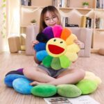 TEFU Flower Plush Pillow, Sunflower Pillow Soft & Comfortable Sunflower Cushion ... - Image 4