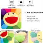 TEFU Flower Plush Pillow, Sunflower Pillow Soft & Comfortable Sunflower Cushion ... - Image 5