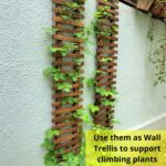 ShopLaLa Wall Planter - 2 Pack, Wooden Hanging Large Planters for Indoor Outdoor... - Image 4