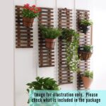 ShopLaLa Wall Planter - 2 Pack, Wooden Hanging Large Planters for Indoor Outdoor... - Image 6