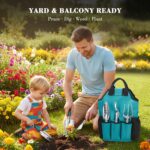 Garden Tool Set, Gardening Gifts for Women, Men, Mom, Dad, 11-Piece Heavy-Duty A... - Image 3