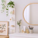 LitaEther 4 Tier White Lack Shelf Vanity Wall Shelf with 10 Crystal Hooks - Mult... - Image 3