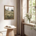 Vintage Landscape Wall Art Set of 2, Green Natural Wilderness Farmhouse Canvas W... - Image 6