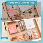 Vtopmart 15 PCS Clear Plastic Drawer Organizers Set, 4-Size Versatile Bathroom a... - Image 3