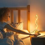 NUÜR Gold Lamps for Bedrooms Set of 2, Small Table Lamp, 3 Colour Temperature, 1... - Image 5