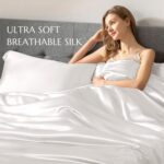 THXSILK Silk Duvet Cover, 100% 7A+ Mulberry Silk Comforter Cover, Seamless, Brea... - Image 8