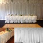 MYOYAY Ice Silk White Backdrop Curtain 10x10ft Wedding Stage Backdrop Drapes Wri... - Image 6