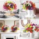 Artificial Flowers for Outdoors, Fake Flowers, UV Resistant Artificial Outdoor F... - Image 8